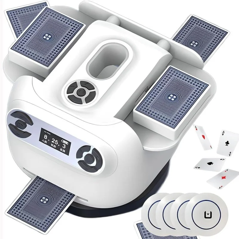 

Automatic Card Shuffler Machine 2 Decks Professional Casino Electric Poker Blackjack Shuffler Home Party Game