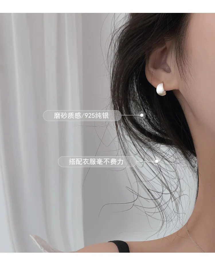 Kleine Ohrringe aus 925er-Sterlingsilber mit Zuckerguss für Damen, Piercing-Ohrring, Hochzeit, Luxus-Qualitätsschmuck, Großhandel, Geld 925 – Detail 16