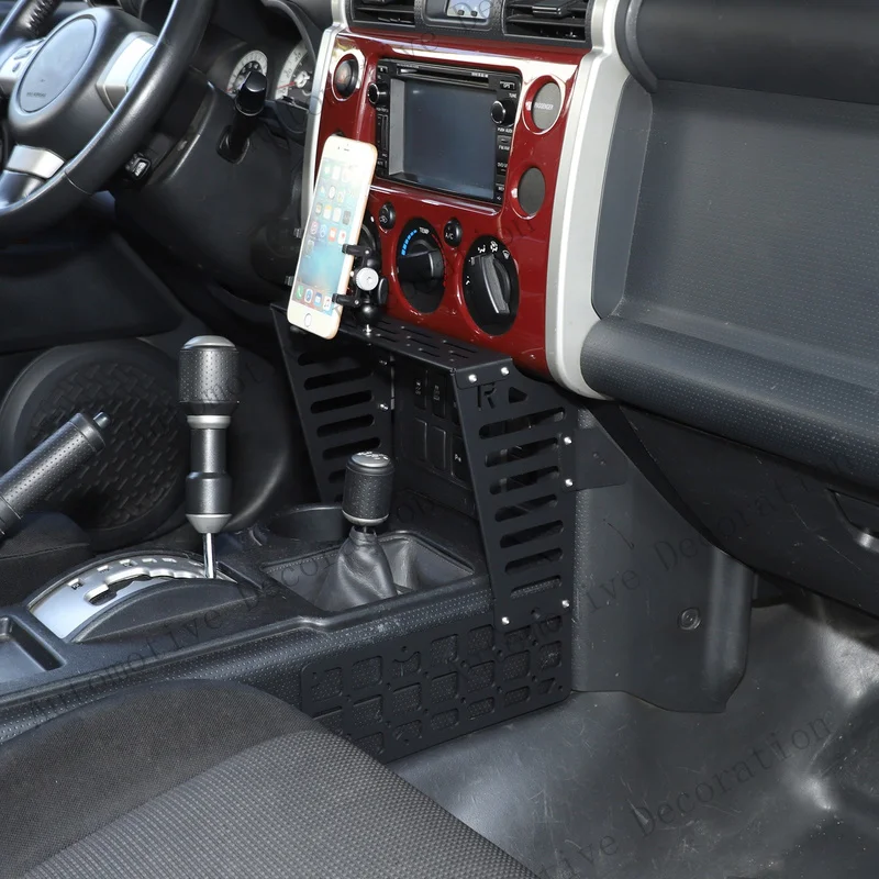 Z+ Off Road Center Console Molle Panel Device Mount For Toyota FJ Cruiser 07-21
