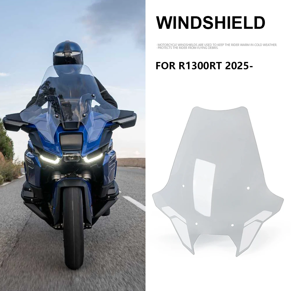 

For BMW R1300RT Motorcycle Accessories Expanded Windscreen Windshield Wind Deflector Screen Fairing R1300 R 1300 RT 2025 2026