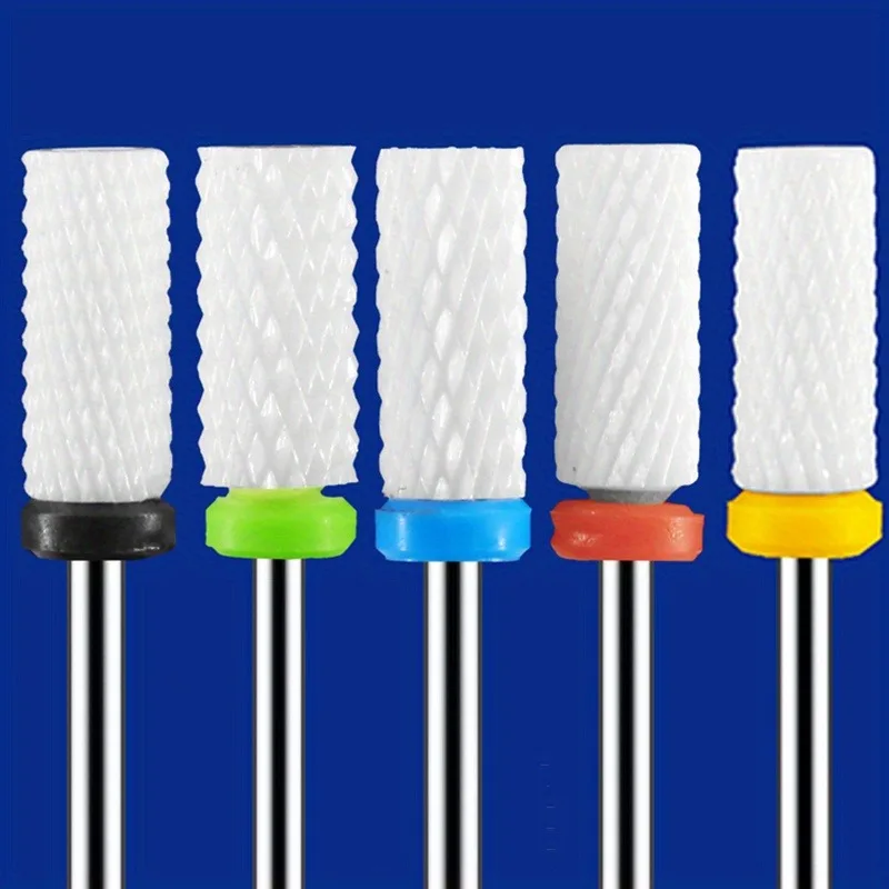 Kit-1/2/4PCS Ceramic Nail Drill Bit Milling Cutter, Electric Manicure Bit Files Pedicure Machine Polish Accessories