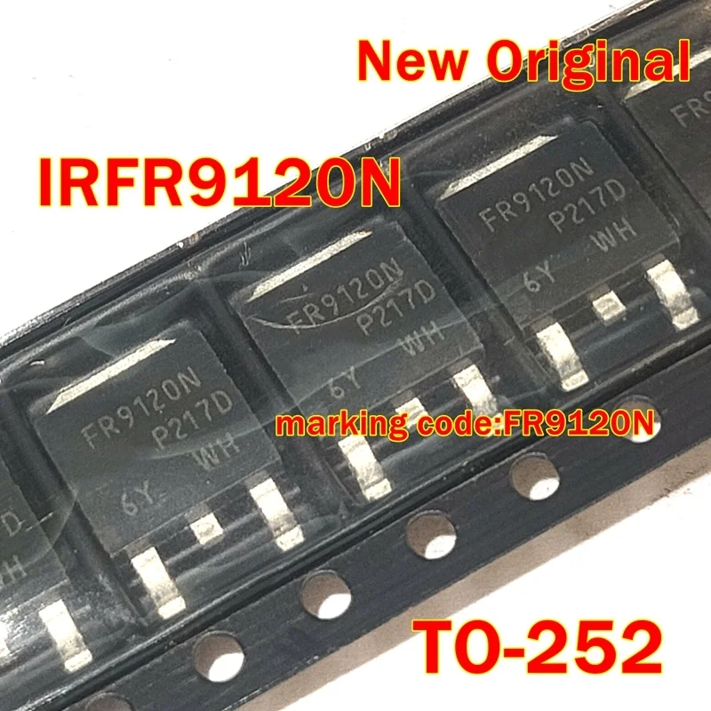 

1pcs to 100pcs IRFR9120NTRPBF IRFR9120N New Original marking code:FR9120N TO-252 HEXFET Power MOSFET
