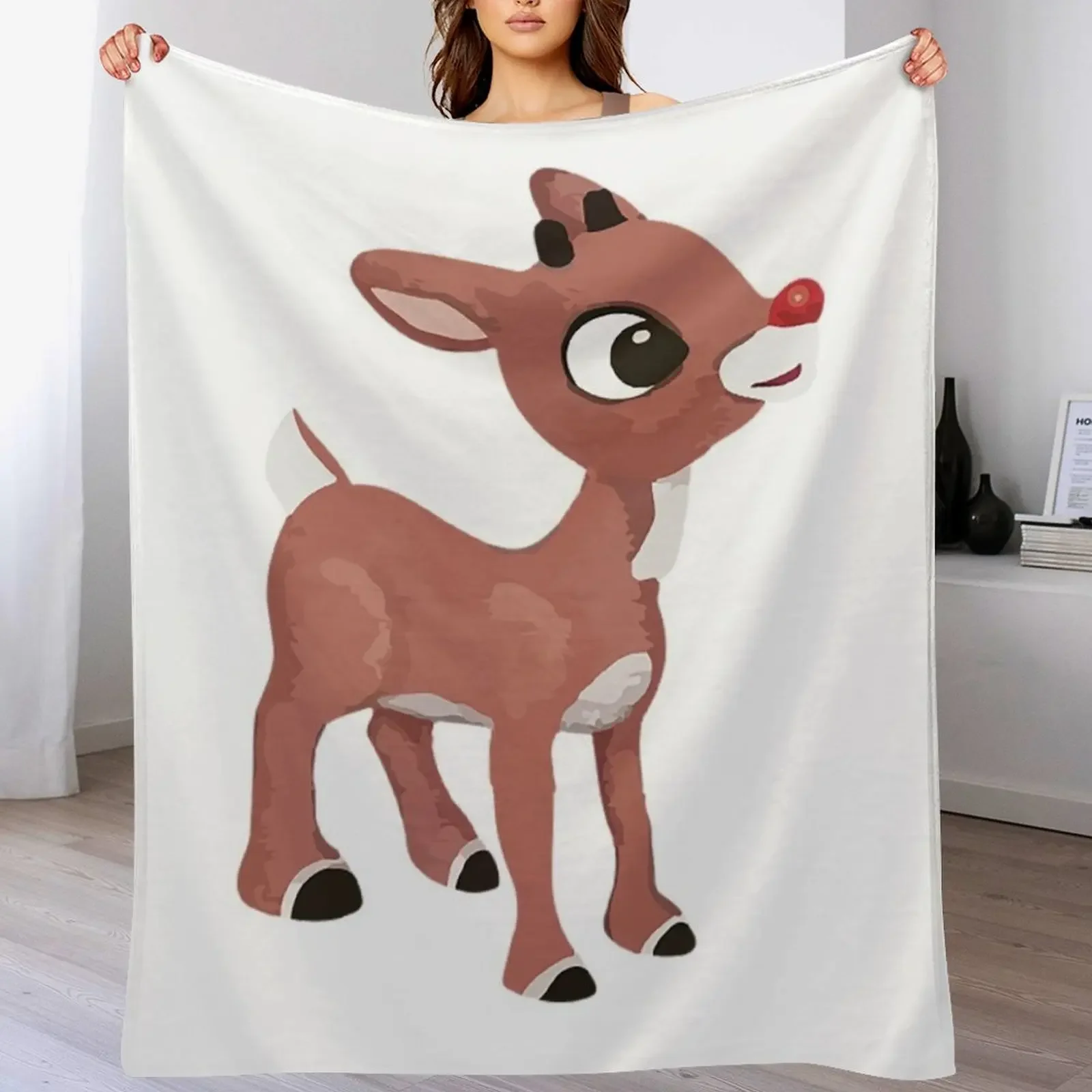 

Classic Rudolph The Red Nosed Reindeer T-ShirtClassic Rudolph Throw Blanket Large Bed Fashionable Kid'S Summer Beddings Blankets