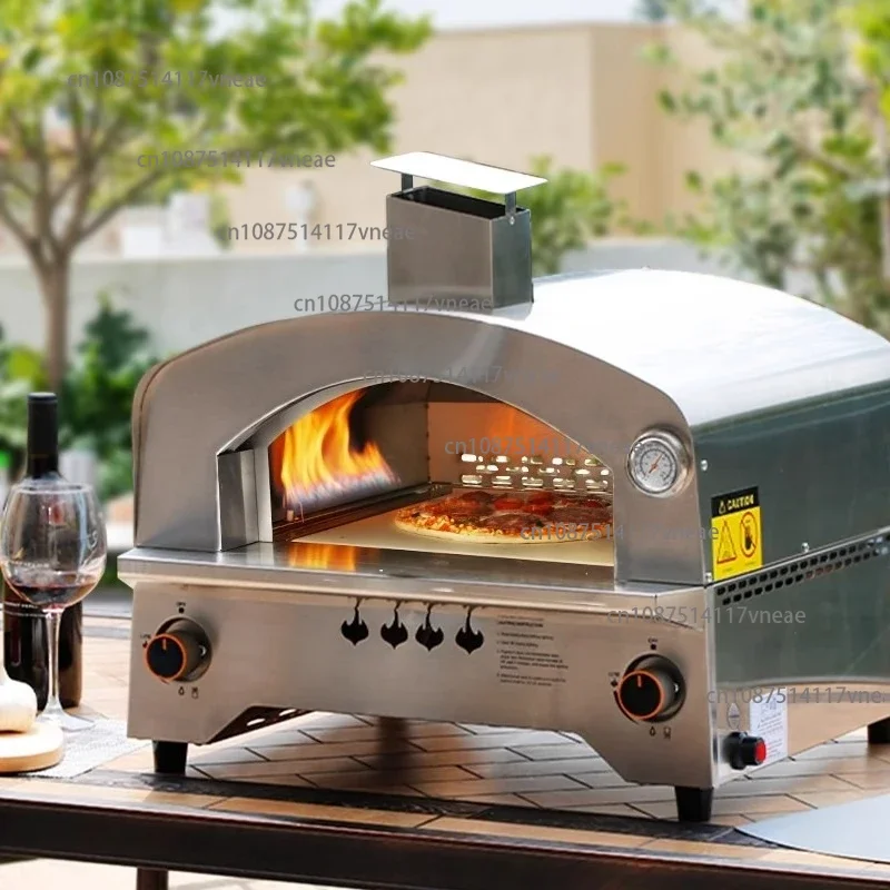 J-626 Large Gas Pizza Oven Classic Italian Pizza Oven Stainless Steel Gas Oven