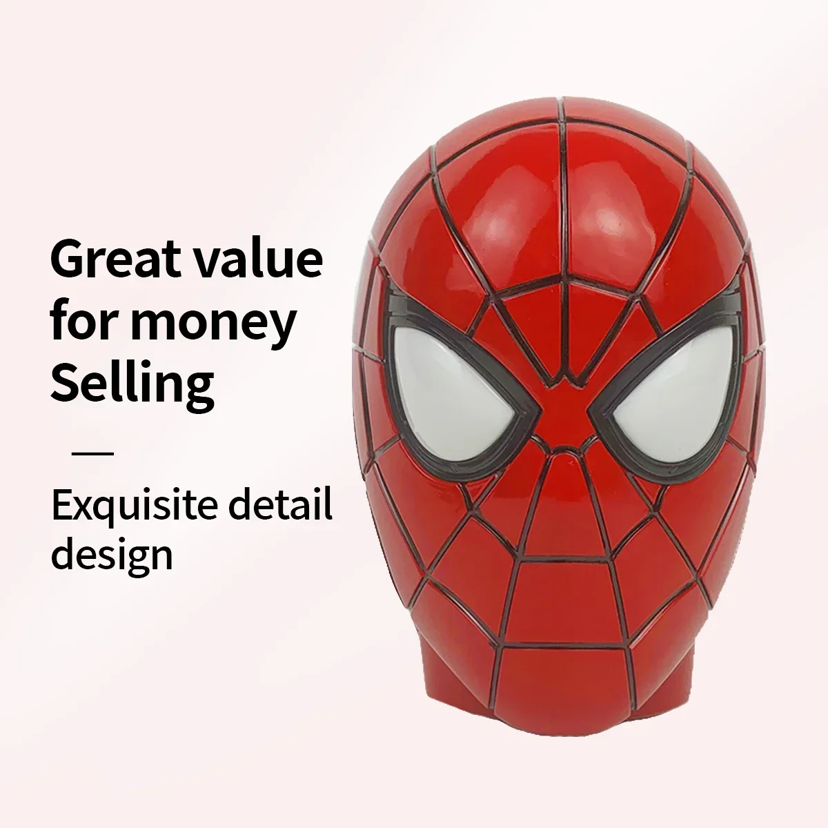

Disney Marvel Wireless Bluetooth Speakers 3D Spiderman Head Bluetooth Led Light Speakerdual Speakers Heavy Bass,Tf, Fm Radio
