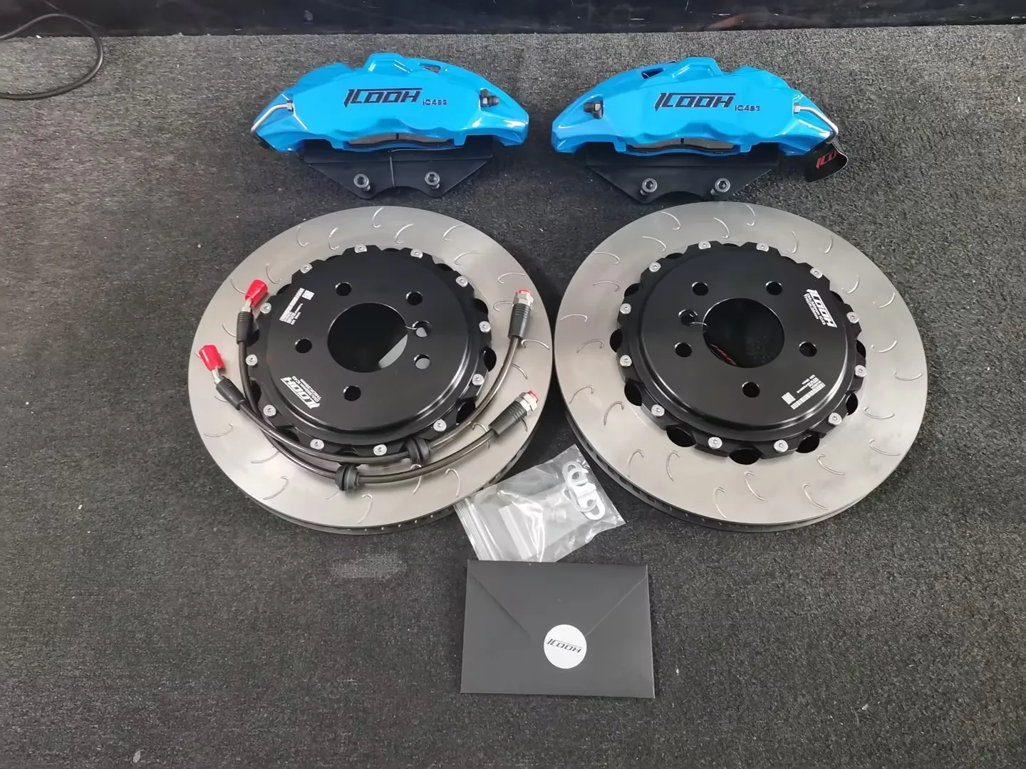 

High Quality IC4S Steel Disc Rear 380X28 4-piston brake caliper kit fits for BMW 7 Series Hybrid Hybrid (F04) 2008-2012