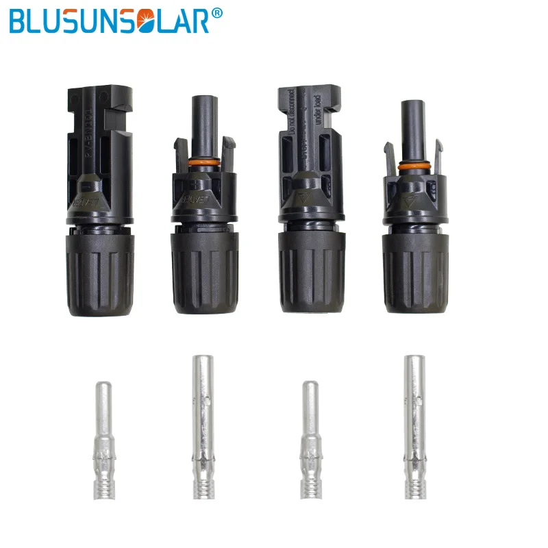 Pair of Solar Connector Solar Solar Plug Cable Connectors (male and Female) for Solar Panels and Photovoltaic Systems