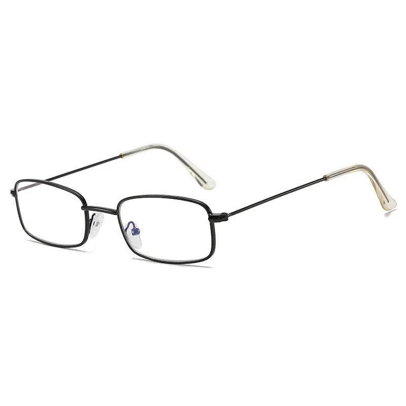 

Vintage Harajuku Glasses Gold Silver Fashion Metal Square Glasses Vision Care Anti-blue Small Square Eyeglasses Frame Women Men