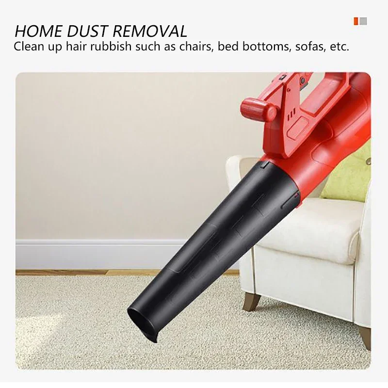 Portable Industrial Electric Blower Dust Leaf Cleaning Air Blower Household Dust Removal Tool
