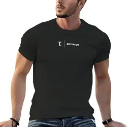 Bittensor-Camiseta de peso pesado para hombre, camisetas cortas, tops bonitos, camisetas gráficas de verano, hip hop