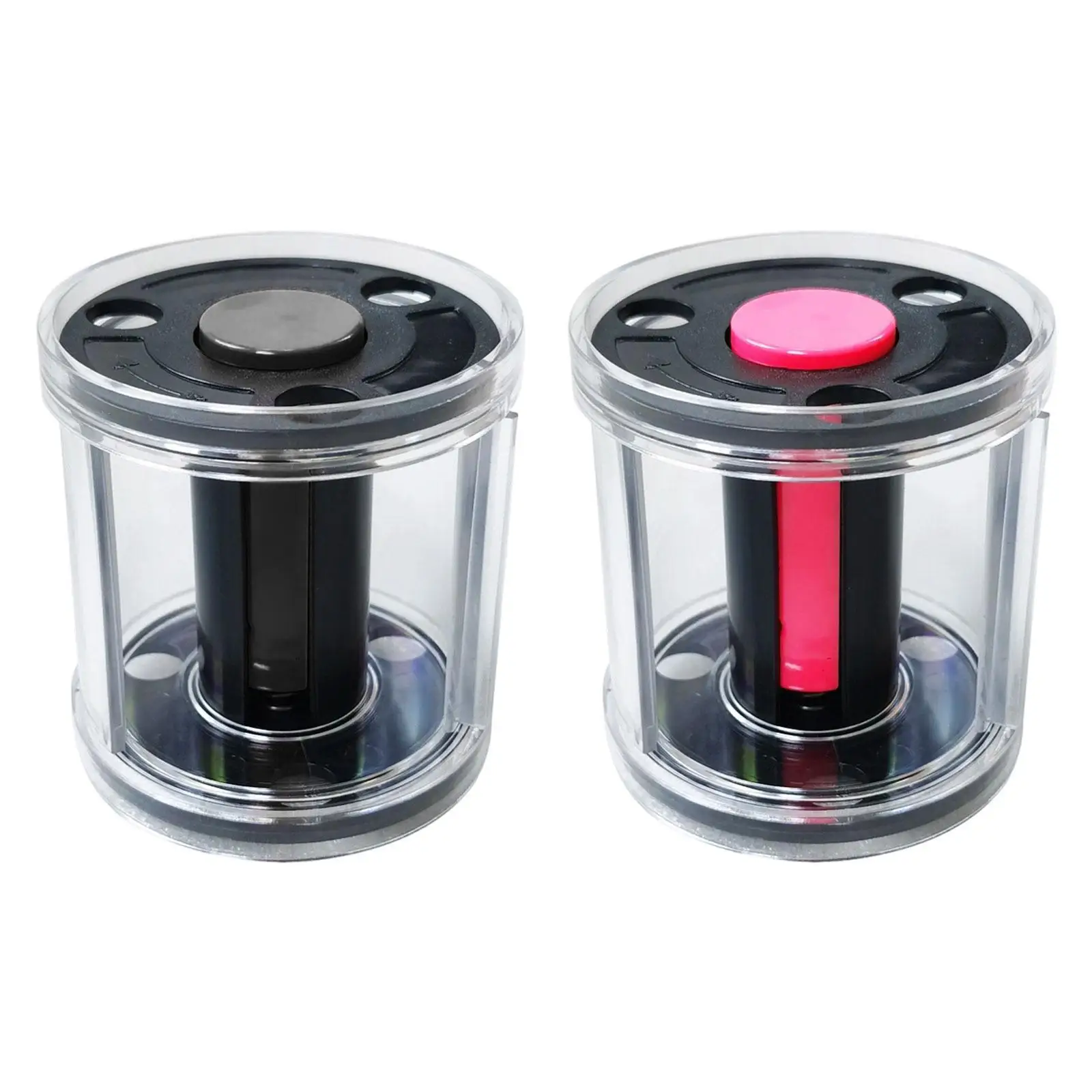 

Dance Ribbon Storage Case Gymnastics Band Winder Ribbon Roll Holder Clear Winder Storage Box for Game Indoor Performance