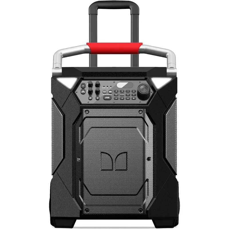 

Rockin’ Roller 360 Indoor/Outdoor Portable Bluetooth Speaker | Up to 240W of 360 Degree Sound & Up to 100 Hours of Playt