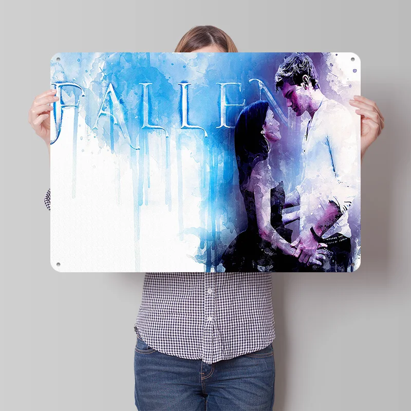 Fallen 1 Poster Retro 3D Printed Metal Signs Customized Wall Hanging Gift for Article Decoration Gaming Bedroom Accessories Art