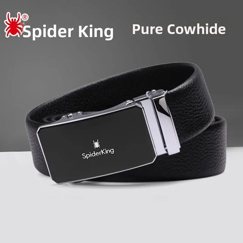spider-king-high-end-brand-2026-new-men's-leather-belt-automatic-buckle-business-waist-belt-trendy-all-match-midlife-belt