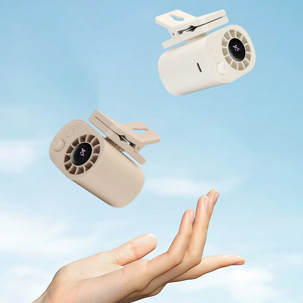 

Портативный вентилятор с зажимом и 100-скоростным перезаряжаемым ручным вентилятором 360° ° Вращающийся персональный вентилятор для работы на открытом воздухе, пеших прогулок, путешествий