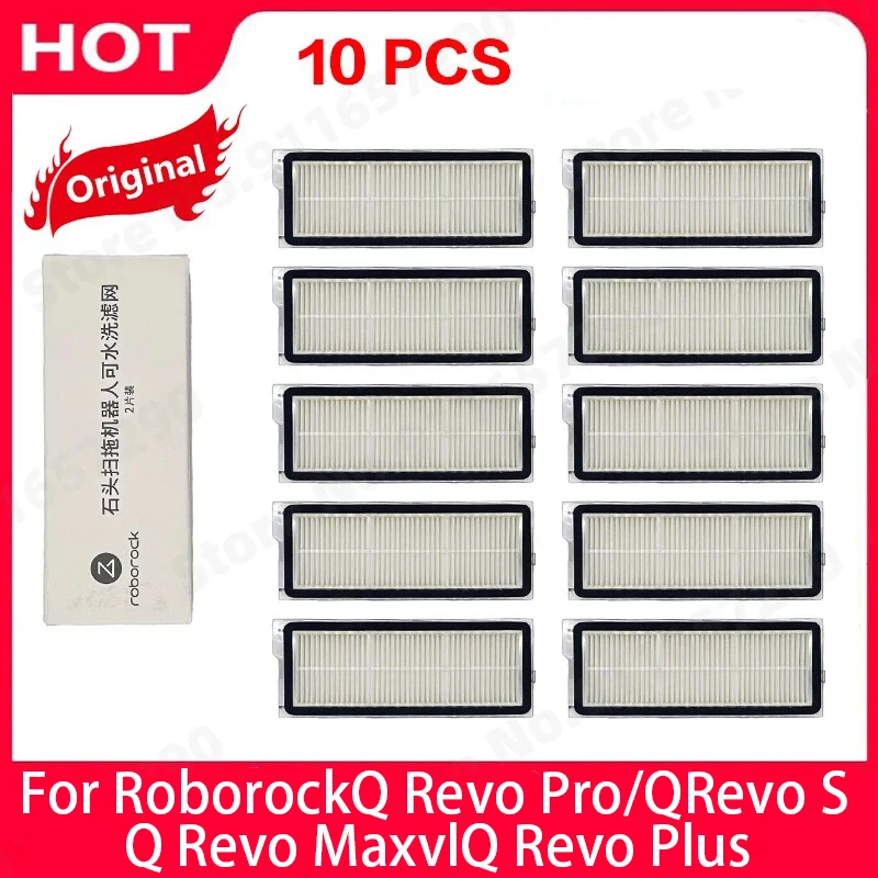 Original Roborock Q Revo Pro/Q Revo S/Q Revo Maxv/Q Revo Plus HEPA Filters Spare Part for Robot Vacuum Cleaner Accessories