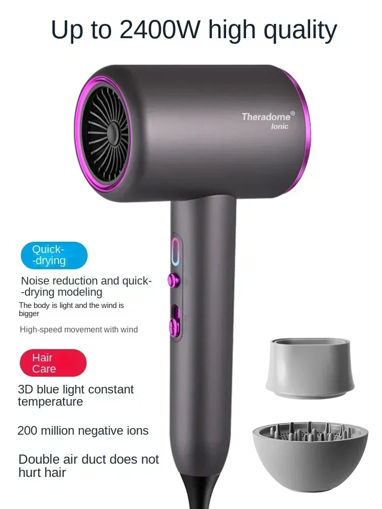 

220V hair salon dryer Household high-power hair salon negative ion hair care cold and hot air dryer