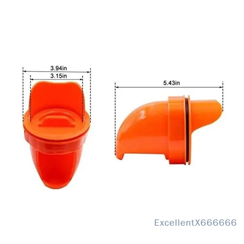 Gravity Poultry Feeder 1/2PCS Easy Install Rainproof Spill Reducing Chicken Feeder for Backyard Farm Coop