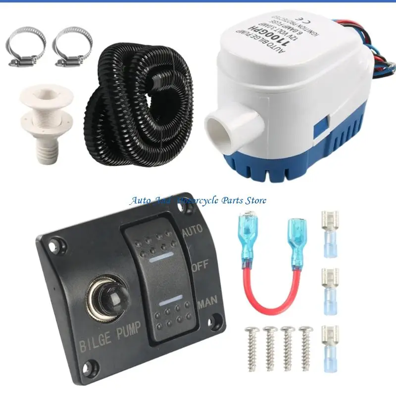 

P9FD Boat Bilge Automatic Two Speed 750LPH 1100LPH Builtin Liquid Marine