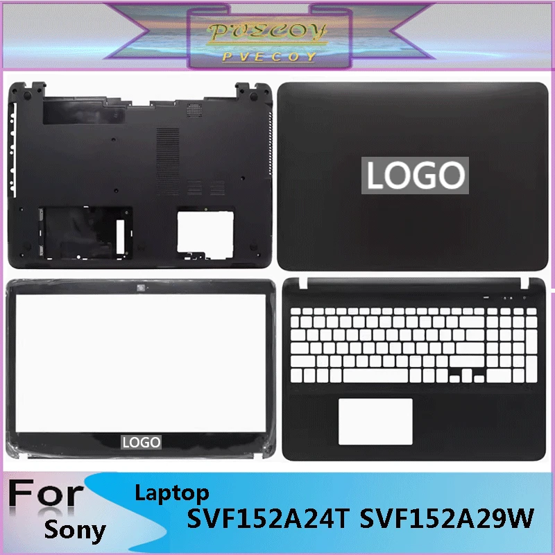 Imagem -01 - Tampa Traseira do Lcd do Portátil Moldura Dianteira Shell da Caixa Inferior Ajuste para Svf153a1st Svf152a29m Svf152c1jn Svf152a24t Svf152a29w Novo