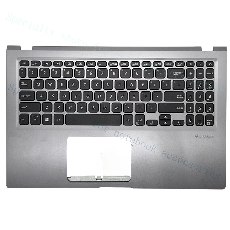

Подставка для рук A+ для ASUS VivoBook 15 V5200E X515JA, клавиатура US, серая