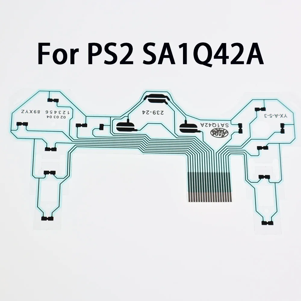 أزرار لوحة دوائر الشريط لوحدة تحكم PS2 كابل مرن للوحة المفاتيح ذات الفيلم الموصل