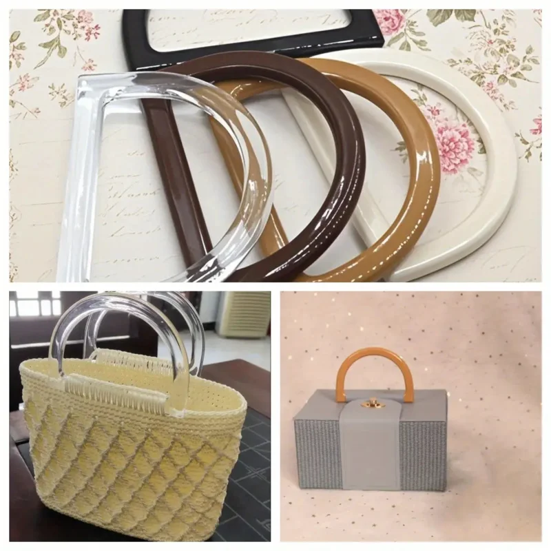 1 ручка для сумки ручной работы своими руками — специально для праздничных подарочных коробок, прочный пластиковый разноцветный дизайн края, сумка для легкой установки