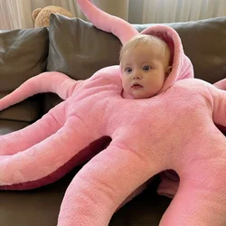 Cute Giant Octopus Baby Funny Octopus Dress Up Plush Doll Throw Pillow Cosplay Accessores Cosplay Costumes