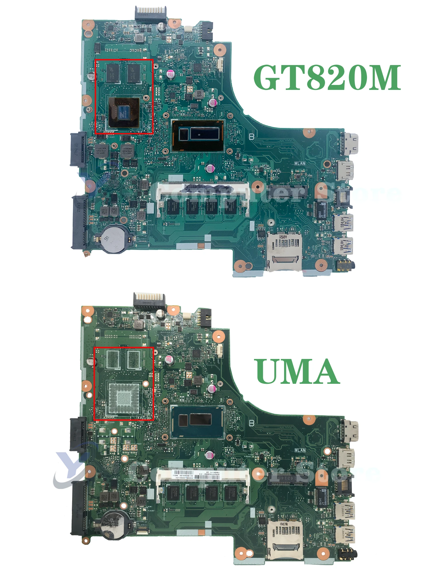 Scheda madre per Notebook X450LD per ASUS X450LC A450LD P450LD K450LD F450LD X450LA scheda madre per Laptop I3 I5 I7 CPU RAM/4GB UMA/GT820M