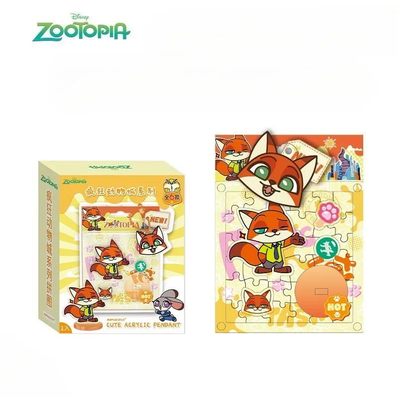 جديد الأكثر مبيعا الرسوم المتحركة الرسوم المتحركة ديزني Zootopia 2 Judi Nick بازل قطع ، بطاقة معلقة أكريليك عصرية ، هدية العيد #1