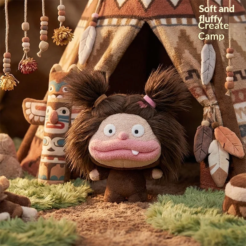 New Ugly Cute Plush Doll Weird Funny Abstract Fluffy Stuffed Toy With 3d Identity Card Gift Box For New Year Gift Kids Adults