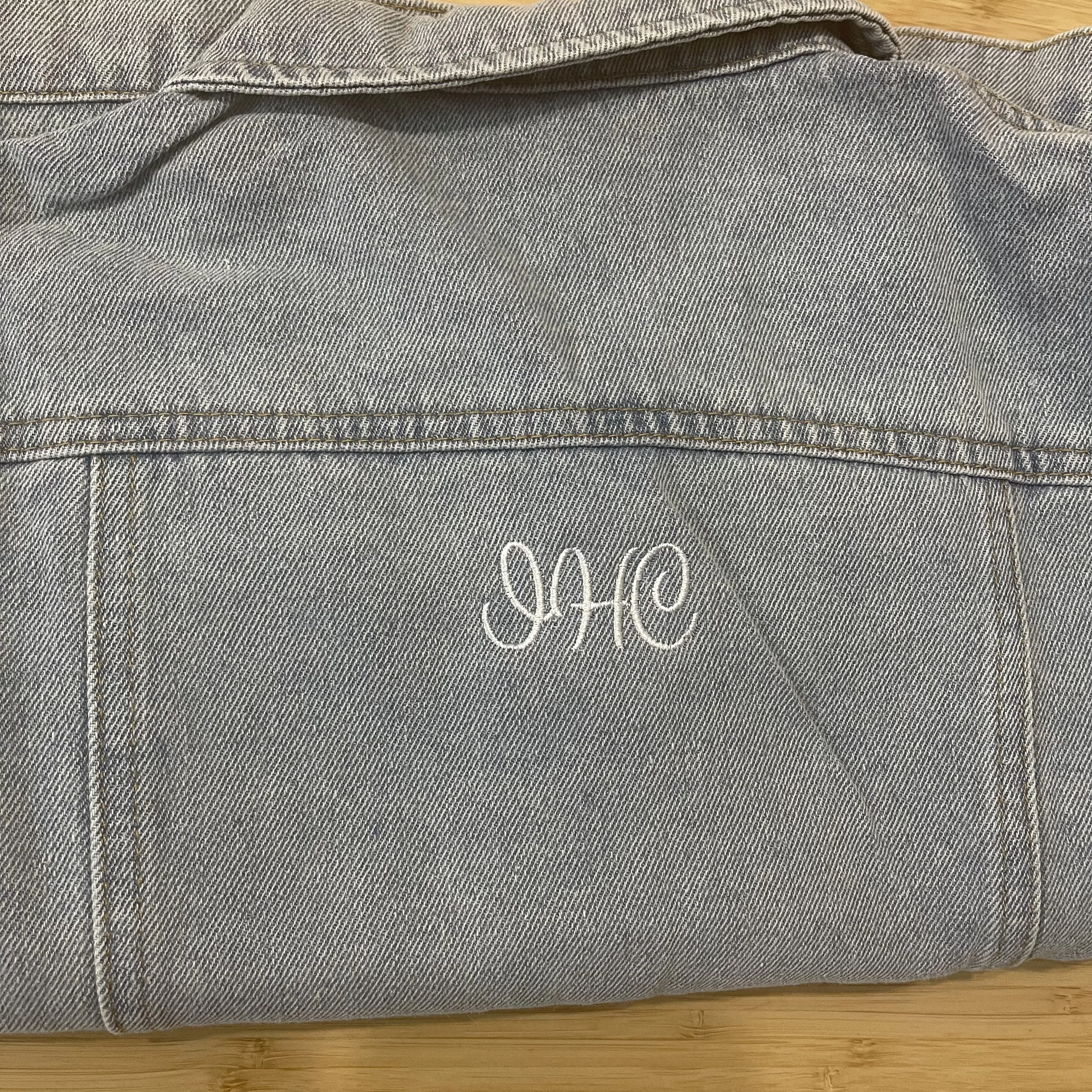 Personal isierte bestickte Jeans jacke, Kinder Kleinkind jacke, benutzer definierte Name Jeans jacke, Hochzeit Blumen mädchen Kinder Jeans jacke