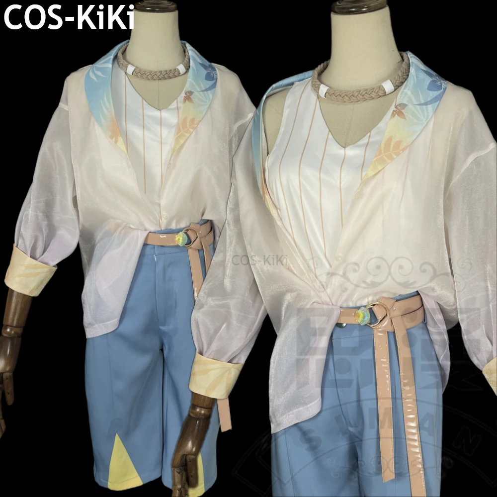COS-KiKi Nu: Carnival Eiden Midsummer Idol Festival Game Suit Cool Handsome Cosplay Costume Halloween Party Role Play Outfit