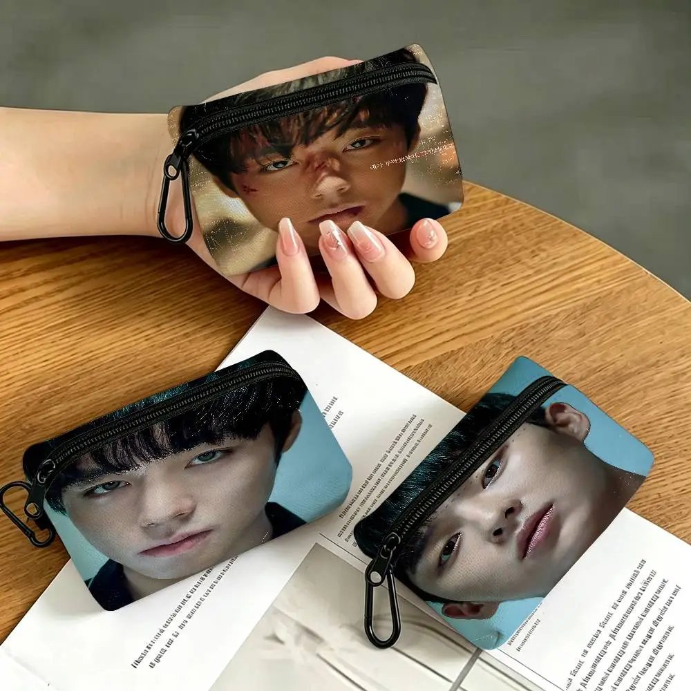 Hot TV Weak Hero Class Oxford Fabric Zipper Pouch Lightweight Hanging Coin Wallet For Coins ID Cards Keys Lipstick Earbuds