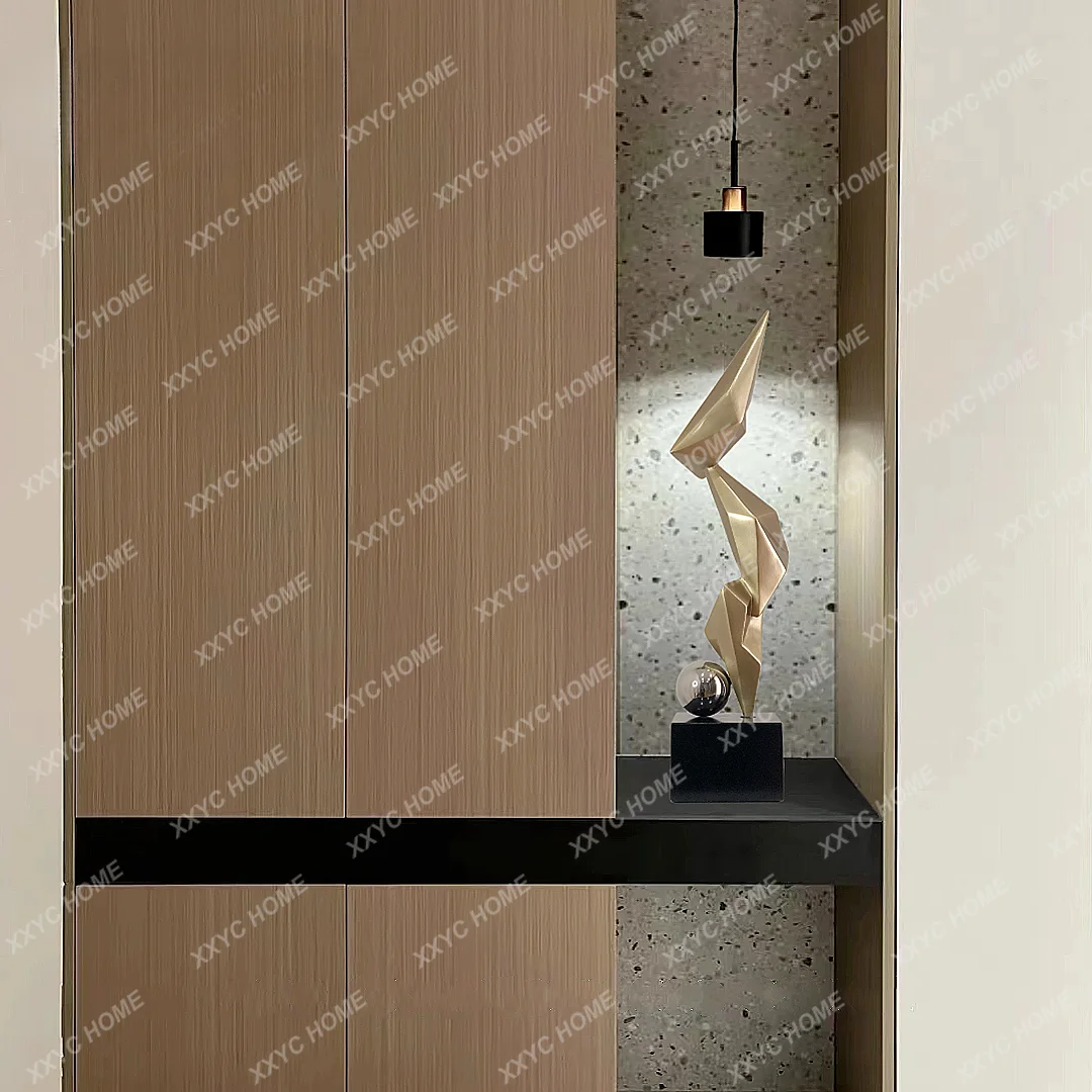 

TV Cabinet Decoration Decoration Light Luxury Minority Home Soft Decoration Three-Dimensional Geometric Sculpture Art