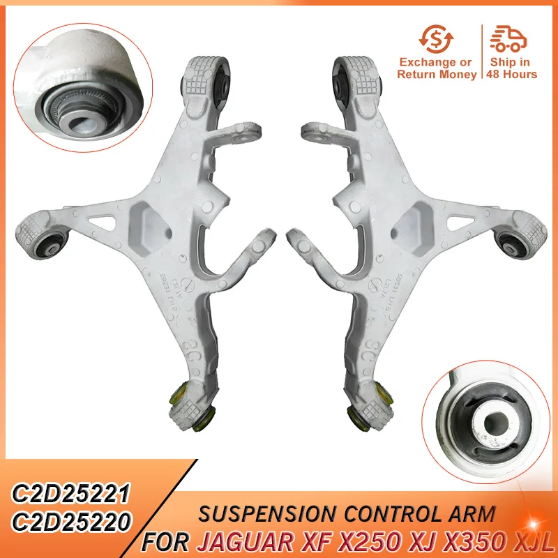 

C2D25221 C2D25220 Rear Lower Suspension Control Arm for Jaguar XF X250 XJ X350 XJL X351 X200 Accessories C2D42388 C2D42387