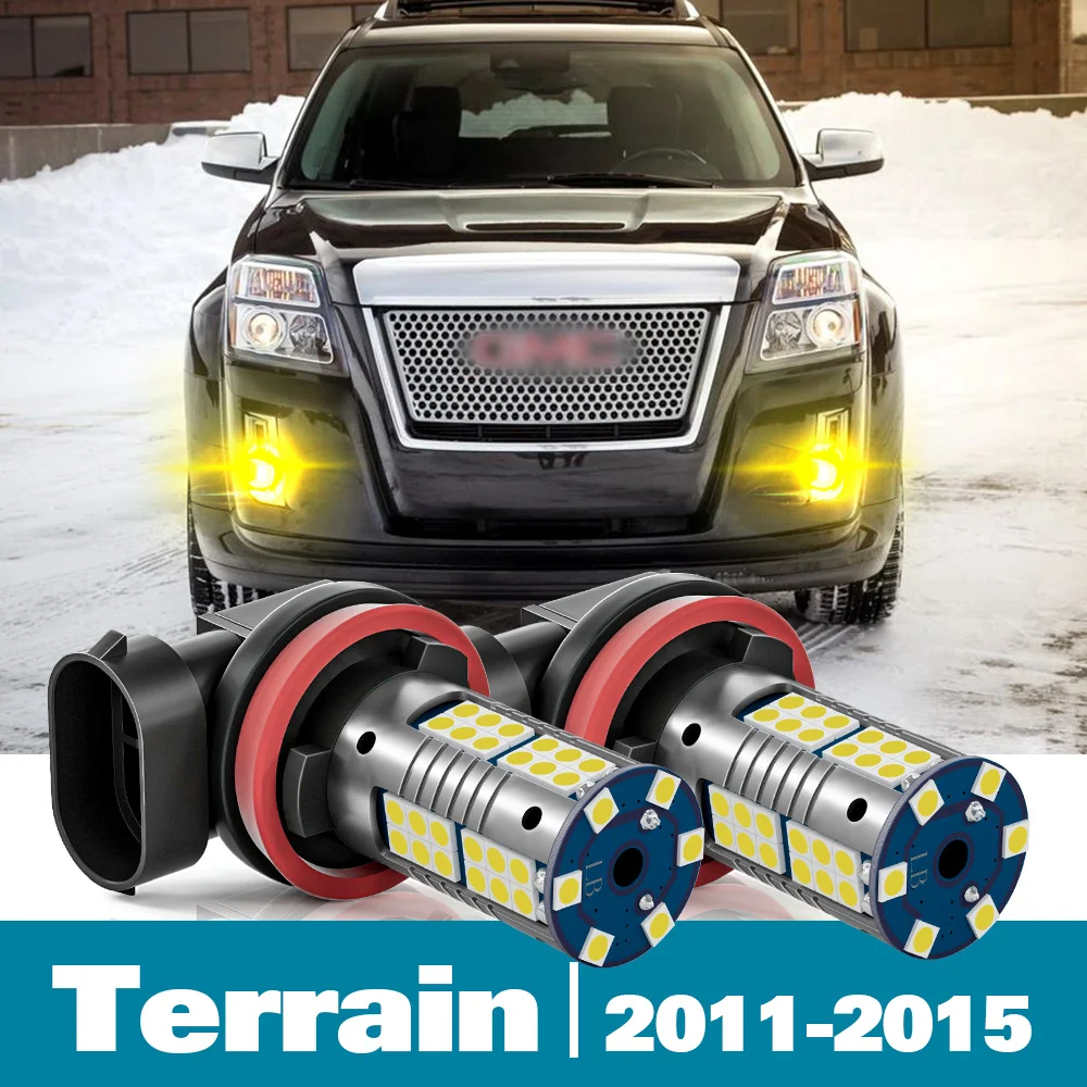 

2pcs LED Front Fog Light For GMC Terrain Accessories 2011-2015 2012 2013 2014