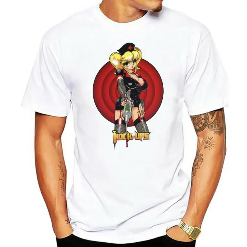 Vintage Hook Ups Skaterboard Sexy Anime Tee T Shirt Size S M L Xl 2Xl Diy Prited Tee Shirt