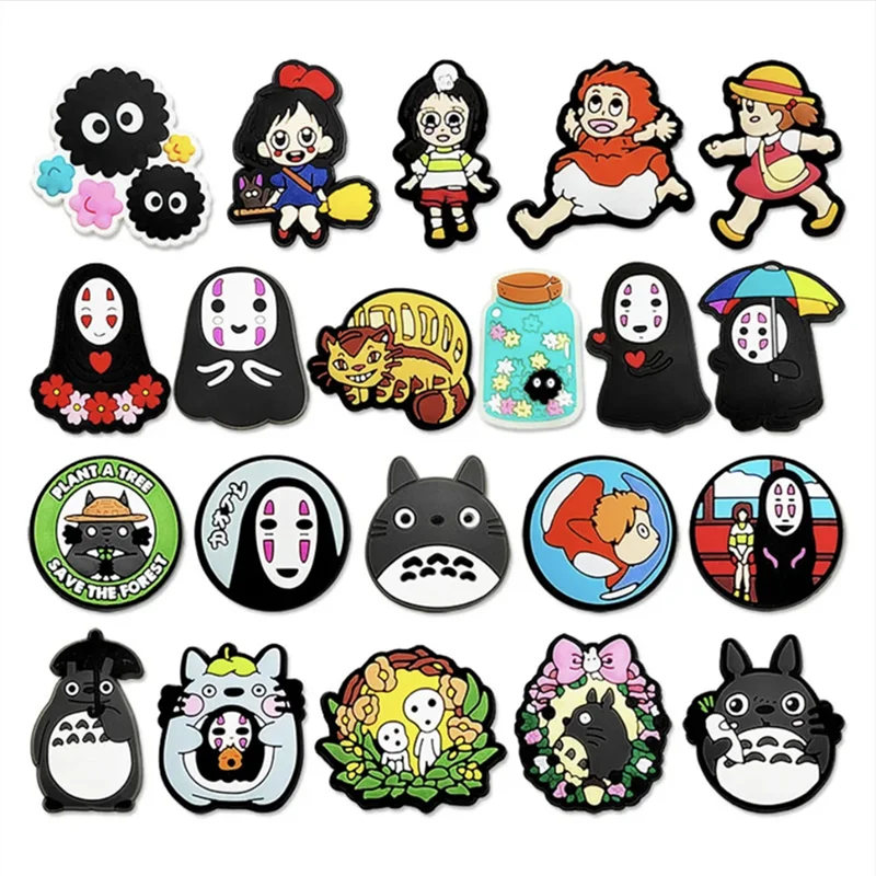 20/21/41 Stück Hot Toys Japanische Anime-Schuh-Charms Cartoon Clog Sandalen Gartenschuh-Dekoration Zubehör Schnalle Freunde Party-Geschenke – Detail 5