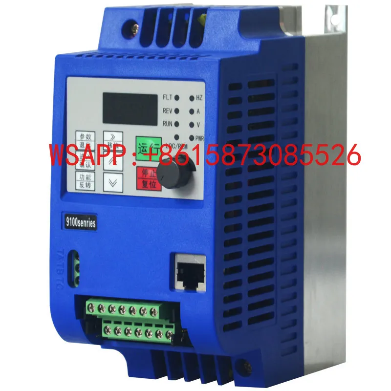 Simple frequency converter 0.75/1.5/2.2/4kw single-phase 220V 380V fan motor frequency converter VFD