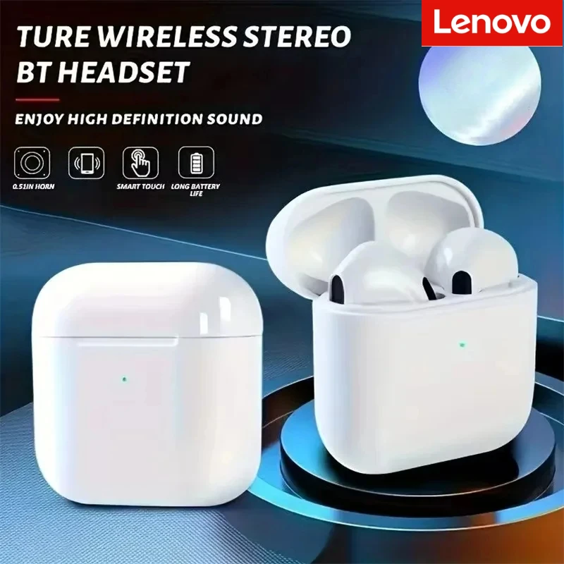 Lenovo Pro4 TWS Bluetooth Earphones 9D Stereo Wireless Headphones InEar HiFi Earbuds  Headset with Microphone for Xiaomi