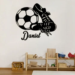Boys' Room Bar Background Wall Vinyl Football Theme - Personalize Your Name - Color Choices - Wall Vinyl Decal G-70