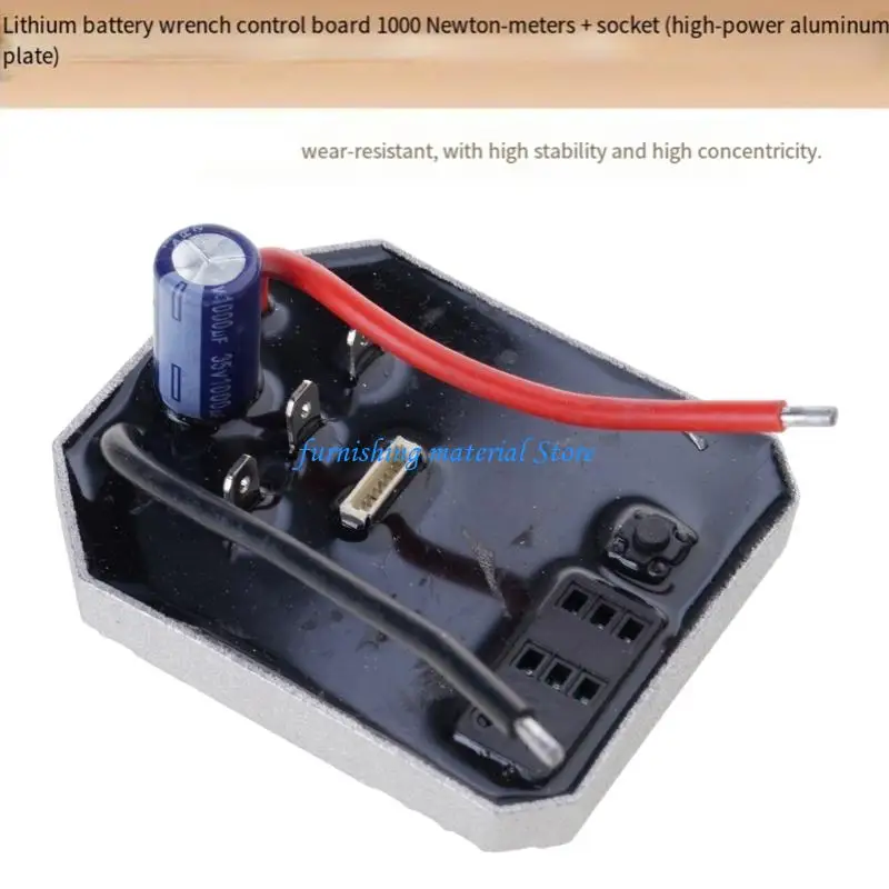 Y5GD Advanced Aluminum Brushless Motor Wrench Control Board Control Panel Great For Power Tool With 1000Nm Torque Capacity