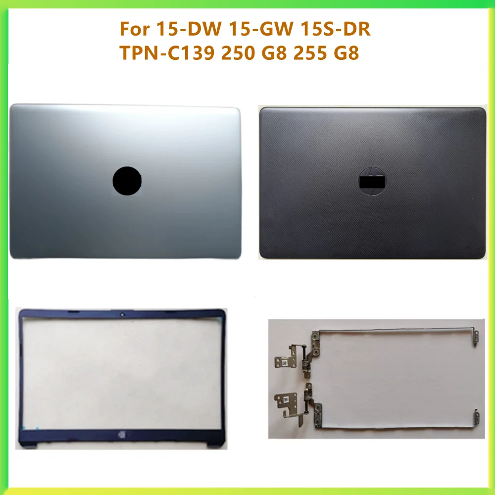 New Laptop LCD Back Cover Bezel Front Frame Cover Case For HP 15-DW 15-GW 15S-DR  TPN-C139 15S-DU 15S-DY Shell