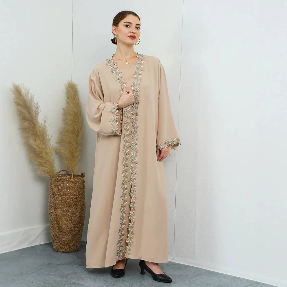 

2026 Foreign Trade Cross-border Embroidery Loose Cardigan Fashion Loose Large Size Dress