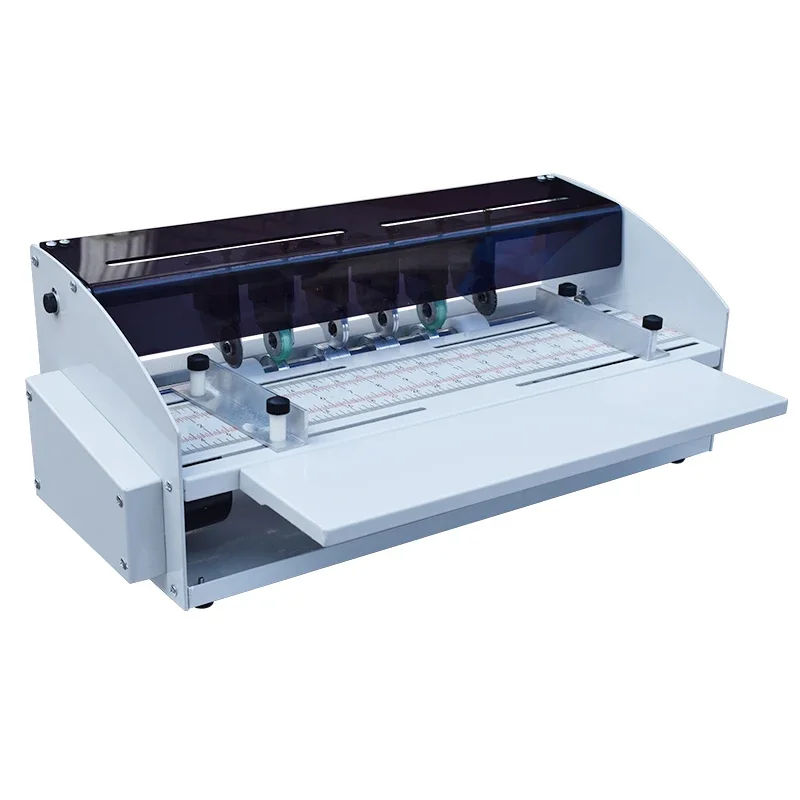 Upgrade H500 Electric Creasing Machine 220V Paper Cutting Machine Folding Line A3 Folding Automatic Creasing Machine