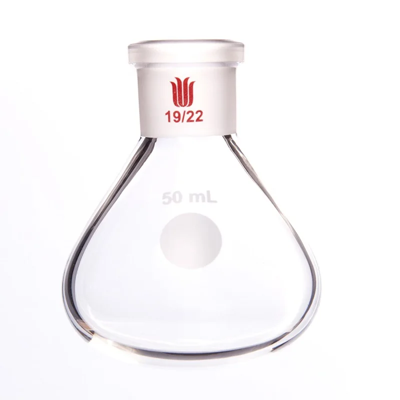 SYNTHWARE Evaporation ball bottle, Evaporative flask, Capacity 5mL 10mL 25mL 50mL 100mL, Borosilicate glass, F79