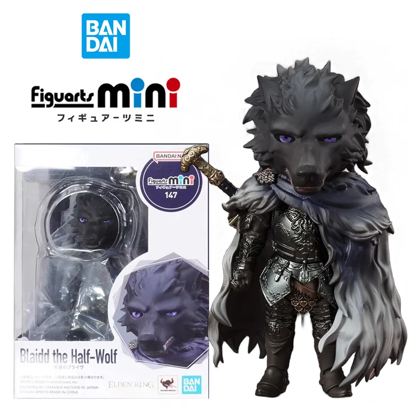 Bandai Namco Figuarts Mini 147 Blaidd The Half-Wolf Elden Ring Game 10Cm Anime Original Action Figure Model Toy Gift Collection