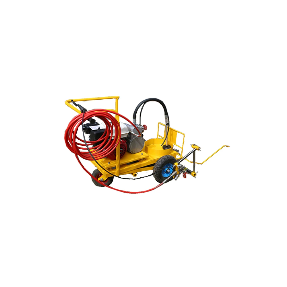 High Popular Engine Driven Cold Paint Road Marking Machine Hand Push Road Line Painting Machine