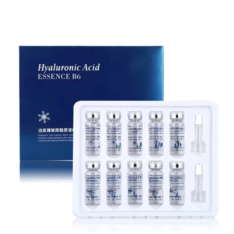 Hyaluronic Acid Serum Facial Skincare Moisturizing Hydrating Soothing Firming Fast Absorb Skin Care for All Skin Types Liquid Fa